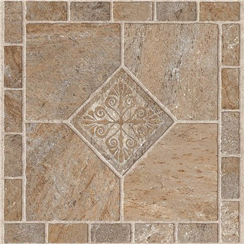 Armstrong Multi-Color Bronze 12 in. x 12 in. Residential Peel and Stick Vinyl Tile Flooring (45 sq. ft. / case)