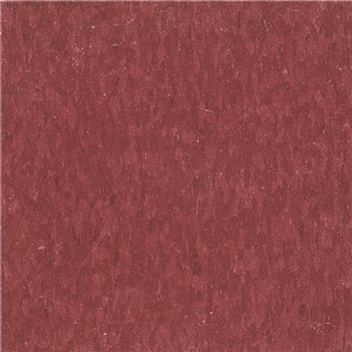 Imperial Texture VCT 12 in. x 12 in. Pomegranate Red Standard Excelon Commercial Vinyl Tile (45 sq. ft. / case)