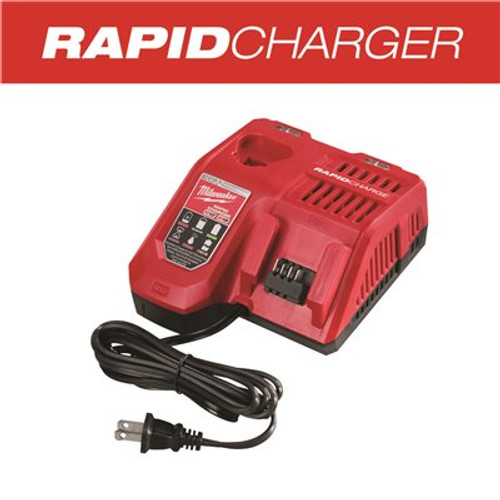 Milwaukee M12 and M18 12-Volt/18-Volt Lithium-Ion Multi-Voltage Rapid Battery Charger