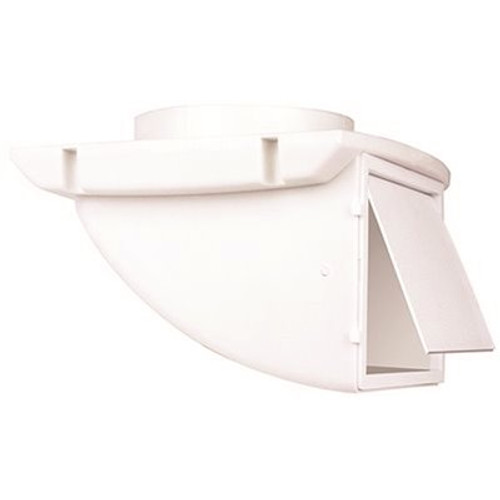 4 ft. Soffit Dryer Vent White