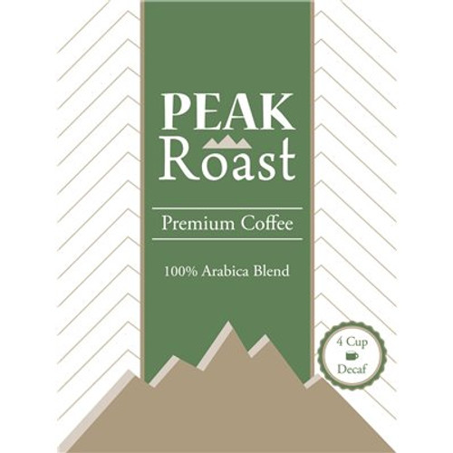 Decaf Individually Wrapped 4-Cup Filter Pod Gourmet Roast Coffee (200 per Case)