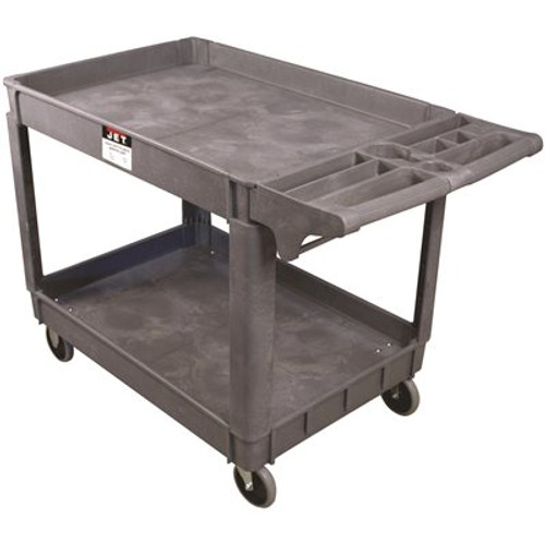 Jet 17 in. x 31 in. Resin Utility Cart Jet 17 in. x 31 in. Resin Utility Cart