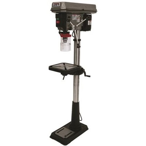 Jet 3/4 HP 15 in. Floor Standing Drill Press with Worklight, 16-Speed, 115-Volt, J-2500