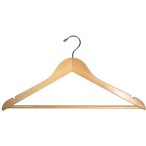 RDI-USA Wooden Clothing Hanger (100-Pack)