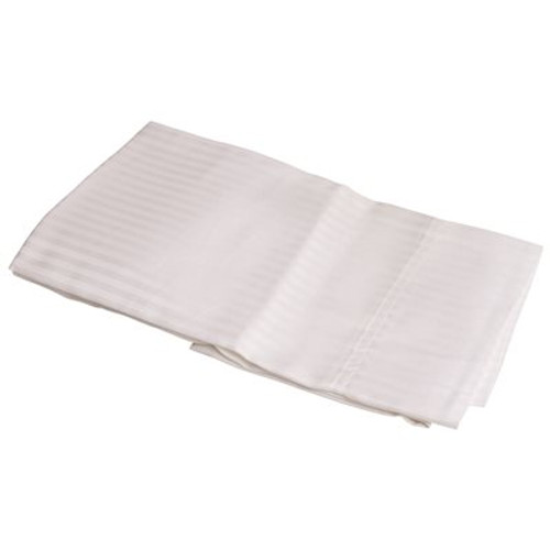 T250 Standard Pillow Case), 42 in. x 36 in. White with Tone on Tone Sateen Stripes (144 Each Per Case)