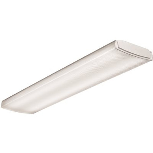 Lithonia Lighting Contractor Select 48-in. 4000 Lumens Integrated LED White Low Profile Flush Mount Wraparound Light