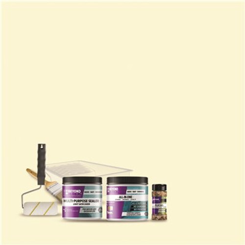 BEYOND PAINT 1 pt. Off White Multi-Surface All-In-One Countertop Makeover Refinishing Kit