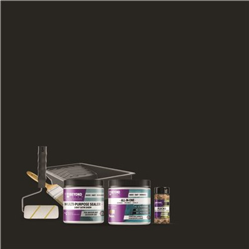 Beyond Paint 1 pt. Licorice Multi-Surface All-In-One Countertop Makeover Refinishing Kit