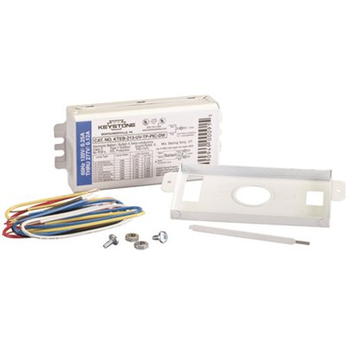 Keystone Technologies 13-Watt 1 or 2-Lamp CFL Rapid Start Electronic Fluorescent Replacement Ballast