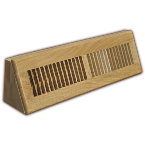 TruAire 18 in. Oak Baseboard - Light Finish