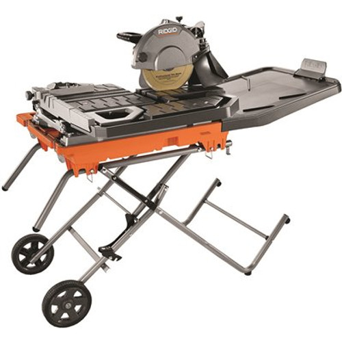 RIDGID 10 in. Wet Tile Saw with Stand
