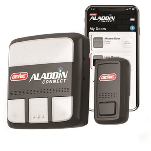 Genie Aladdin Connect Smartphone-Enabled Garage Door Controller to Open and Monitor Your Door from Anywhere
