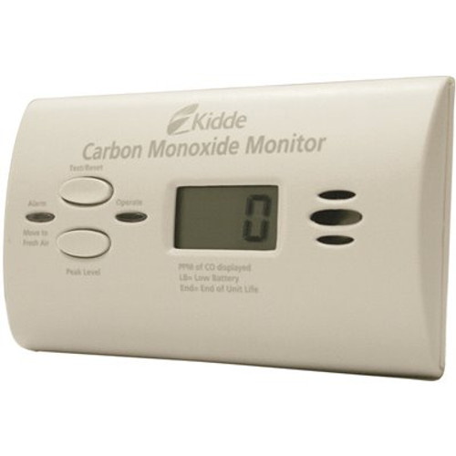 Kidde Ultra Sensitive Battery Operated Carbon Monoxide Detector with Digital Display