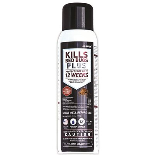 JT Eaton Kills Bed Bugs Plus 17.5 oz. Aerosol Water Based Insect Spray