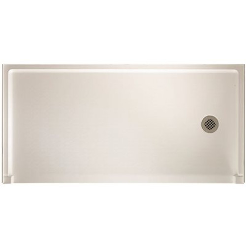 Swan Veritek 30 in. x 60 in. Single Threshold Right Drain Barrier Free Shower Pan in White