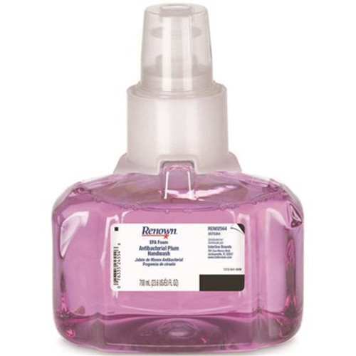 Renown 700 ml Antibacterial EFA Foam Handwash Touch Free Refill Plum
