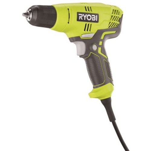 RYOBI 5.5 Amp Corded 3/8 in. Variable Speed Compact Drill/Driver with Bag