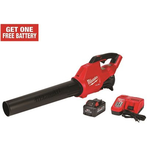 M18 FUEL 120 MPH 450 CFM 18-Volt Lithium-Ion Brushless Cordless Handheld Blower Kit with 8.0 Ah Battery, Rapid Charger