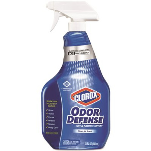 Clorox 32 oz. Commercial Solutions Odor Defense Clean Air/Fabric Spray Bottle (9/Carton)