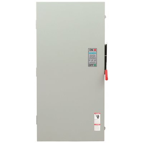 Siemens General Duty 600 Amp 240-Volt 3-Pole Outdoor Fusible Safety Switch