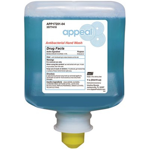 Appeal 1 l Cartridge Antibacterial Foam Hand Soap (4-Case) Appeal 1 l Cartridge Antibacterial Foam Hand Soap (4-Case)