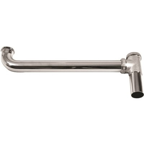 Oatey 1-1/2 in. Chrome 45-Degree Bend Outlet Waste Tubular Slip Joint Elbow Sink End