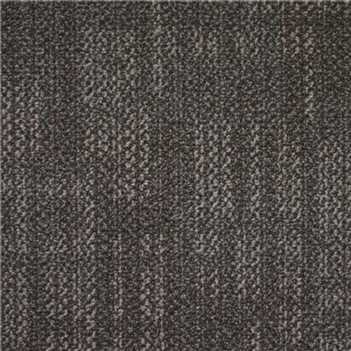 TrafficMaster Pace Car Muted Charcoal Loop 19.7 in. x 19.7 in. Carpet Tile (20 Tiles/Case)