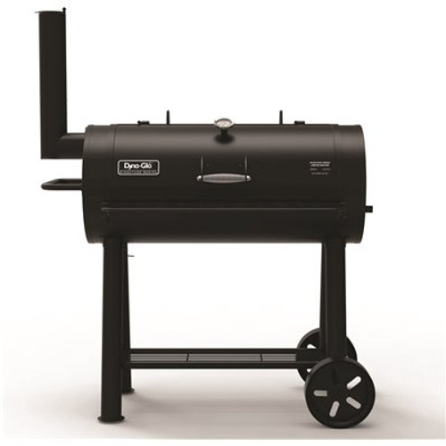 Dyna-Glo Signature Heavy-Duty Barrel Charcoal Grill in Black