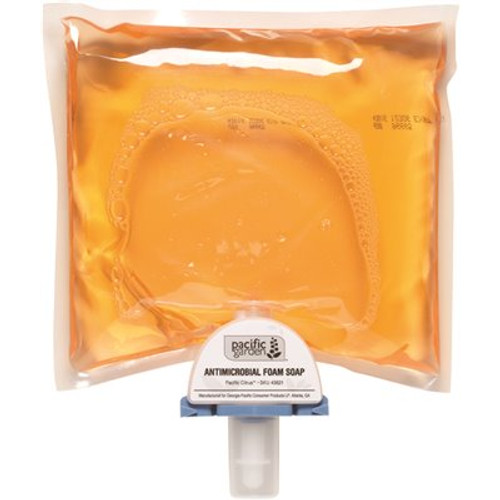 Pacific Garden Manual Moisturizing Antimicrobial BKZ Foam Soap Dispenser Refill (4 Bags Per Case)
