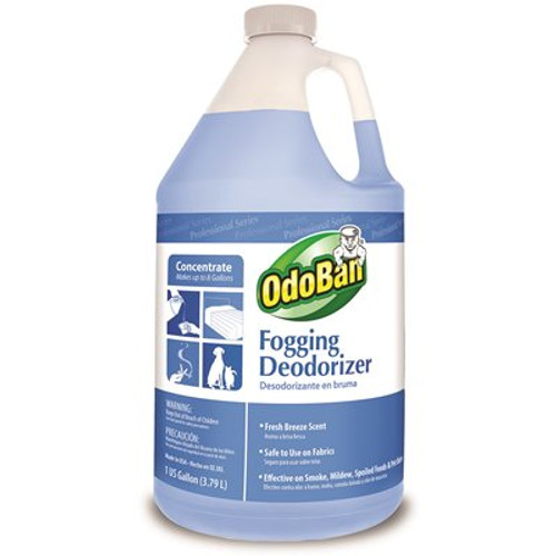 OdoBan 1 Gal. Fresh Breeze Fogging Deodorizer Odor Eliminator Concentrate