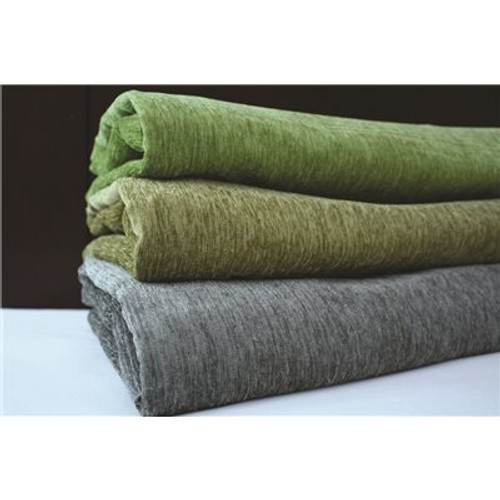 Keltx Fabrics CHENILLE BED SCRF SLATE FULL