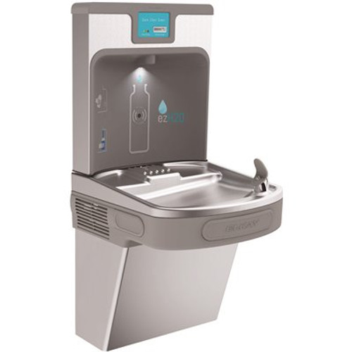 Elkay Filtered 8 GPH EZH2O ADA Stainless Steel Drinking Fountain with Bottle Filling Station