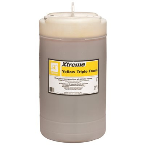 SPARTAN CHEMICAL COMPANY Xtreme 15 Gallon Bold Citrus Scent Yellow Triple Foam Polish