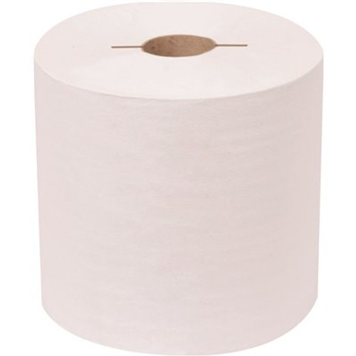 TORK 7.5 in. White Advanced Controlled Hardwound Paper Towels (800 ft. Per Roll, 6-Rolls Per Case)
