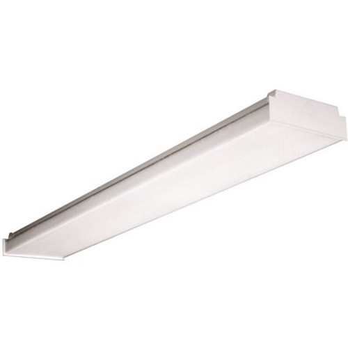 Hubbell Lighting Columbia 37-Watt White Integrated LED Dimming Wraparound Light