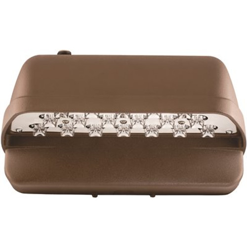 Hubbell Lighting Litepak 29-Watt Dark Bronze Outdoor Integrated LED Wall Pack Light