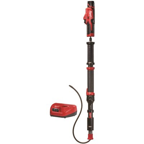Milwaukee M12 Trap Snake 12V Lithium-Ion Cordless 4 ft. Urinal Auger Drain Cleaning Kit