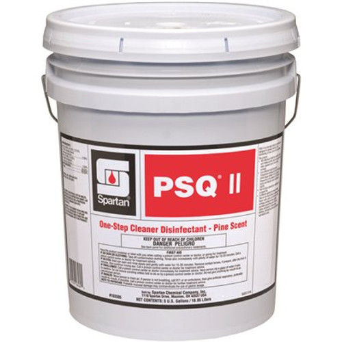 Spartan Chemical PSQ II 5 Gallon Scent One Step Cleaner Disinfectant