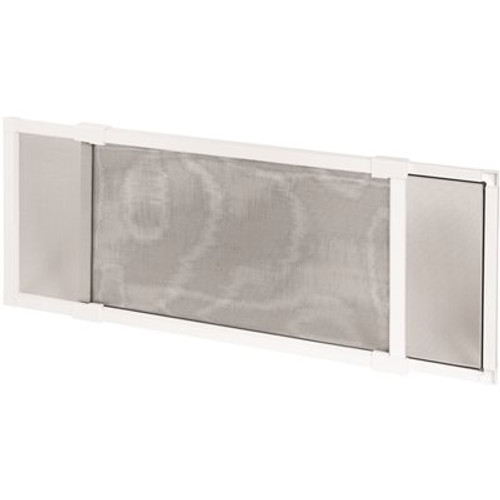 PRIME-LINE PRODUCTS 1 EA PL16615 ADJUSTABLE WINDOW SCREEN 10 IN. TO 37 IN. WHITE