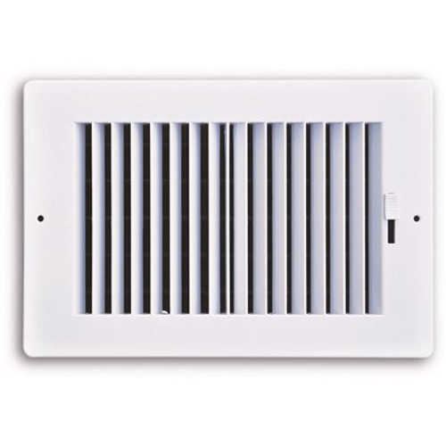 TruAire 10 in. x 4 in. 2-Way Plastic Wall/Ceiling Register
