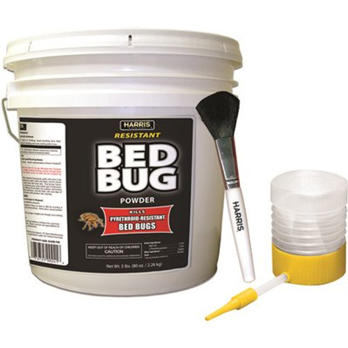 Harris 80 oz. Resistant Bed Bug Powder with Applicator Brush