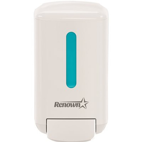 Renown RB4 Manual Foam Handwash Dispenser, White / White