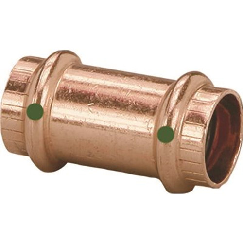 Viega ProPress 2 in. x 2 in. Copper Coupling Fitting No Stop