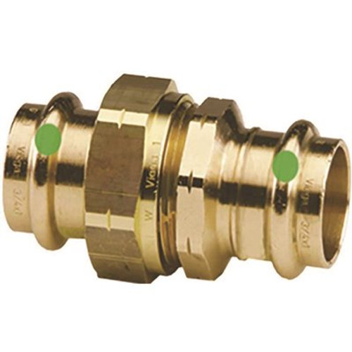 Viega ProPress 1-1/4 in. Press Zero-Lead Bronze Union Fitting