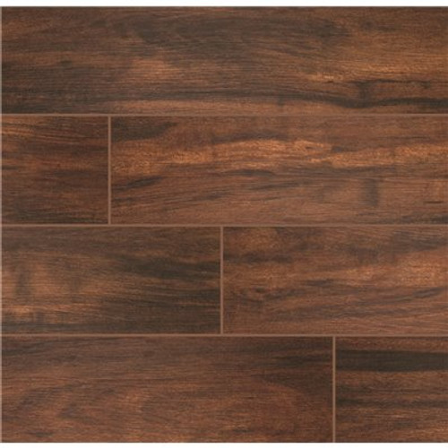 MSI Botanica Teak 6 in. x 24 in. Matte Porcelain Floor and Wall Tile (10 sq. ft. / case)