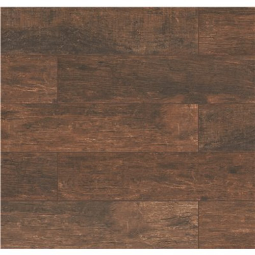 MSI Redwood Mahogany 6 in. x 24 in. Matte Porcelain Wood Look Floor and Wall Tile (10 sq. ft./Case)