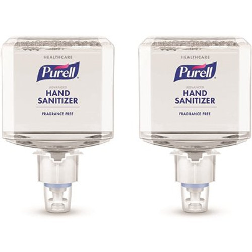 PURELL Healthcare Advanced Hand Sanitizer Gentle & Free Foam, Fragrance Free, 1200 mL Hand Sanitizer Refill (Pack of 2)