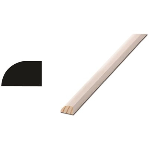 Woodgrain Millwork WM 129 7/16 in. x 11/16 in. x 96 in. Primed Pine Finger-Jointed Shoe Base Moulding Woodgrain Millwork WM 129 7/16 in. x 11/16 in. x 96 in. Primed Pine Finger-Jointed Shoe Base Moulding