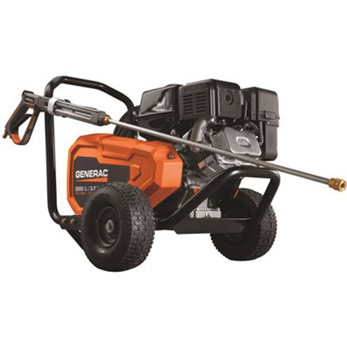 Generac 3100 PSI 2.8 GPM Professional Grade Gas Pressure Washer with Belt Drive and Triplex Pump, 49-State/CSA