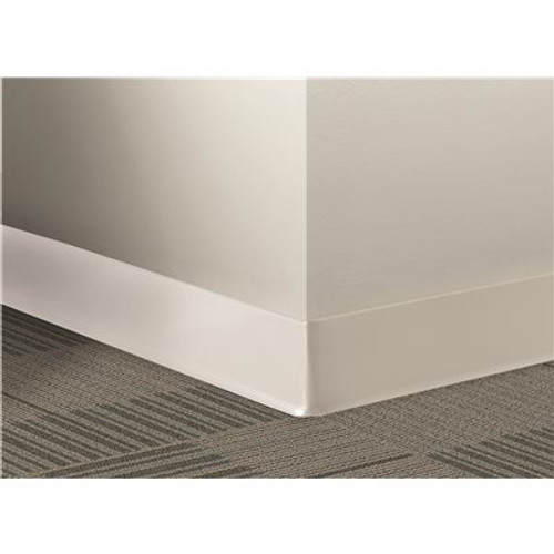2.5 in. x 4 ft. Icicle Vinyl Wall Cove Base